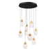 Lib & Co. - 12289-02 - LED Chandelier - Castelo - Matte Black