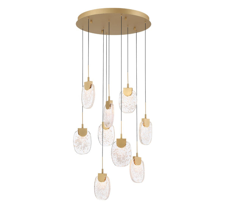 Lib & Co. - 12289-030 - LED Chandelier - Castelo - Painted Antique Brass