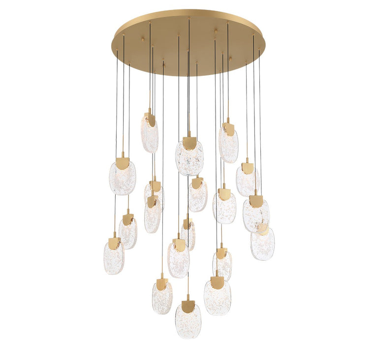 Lib & Co. - 12290-030 - LED Chandelier - Castelo - Painted Antique Brass