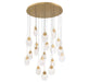 Lib & Co. - 12290-030 - LED Chandelier - Castelo - Painted Antique Brass