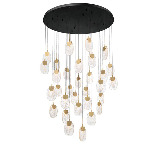 Castelo LED Chandelier Matte Black