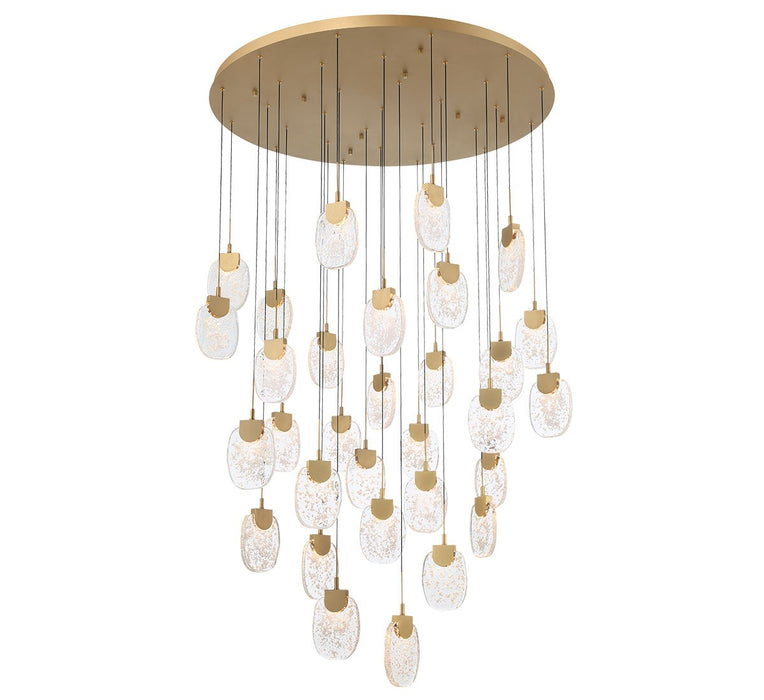 Lib & Co. - 12291-030 - LED Chandelier - Castelo - Painted Antique Brass