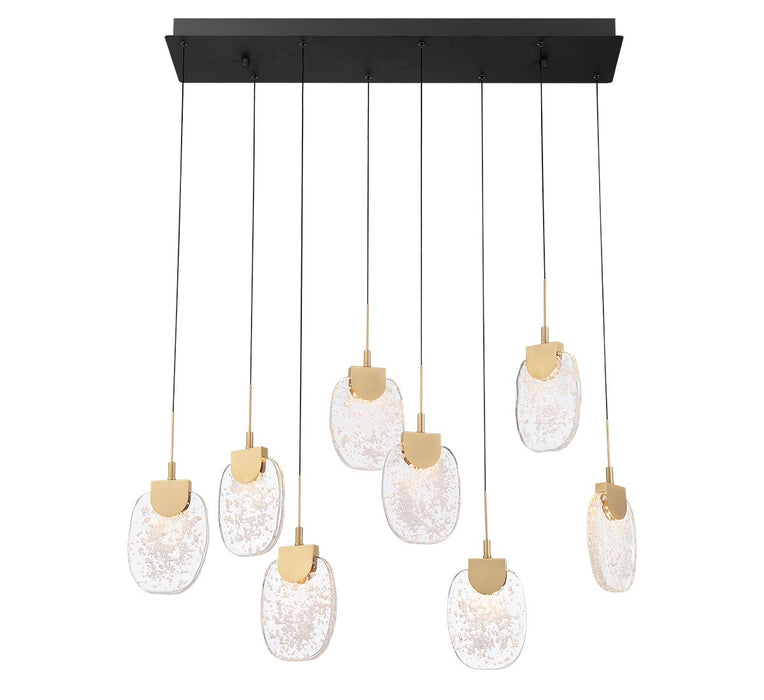 Lib & Co. - 12293-02 - LED Chandelier - Castelo - Matte Black