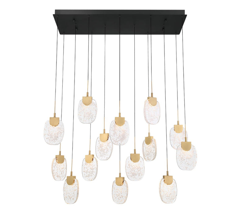 Lib & Co. - 12294-02 - LED Chandelier - Castelo - Matte Black