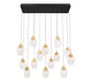 Lib & Co. - 12294-02 - LED Chandelier - Castelo - Matte Black