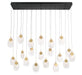 Lib & Co. - 12295-02 - LED Chandelier - Castelo - Matte Black