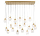 Lib & Co. - 12295-030 - LED Chandelier - Castelo - Painted Antique Brass