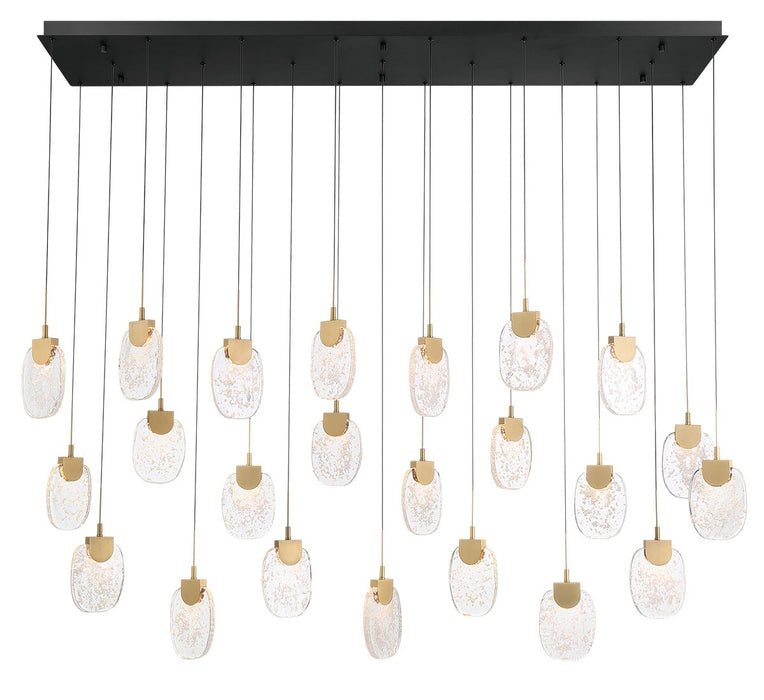 Lib & Co. - 12296-02 - LED Chandelier - Castelo - Matte Black
