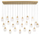 Lib & Co. - 12296-030 - LED Chandelier - Castelo - Painted Antique Brass