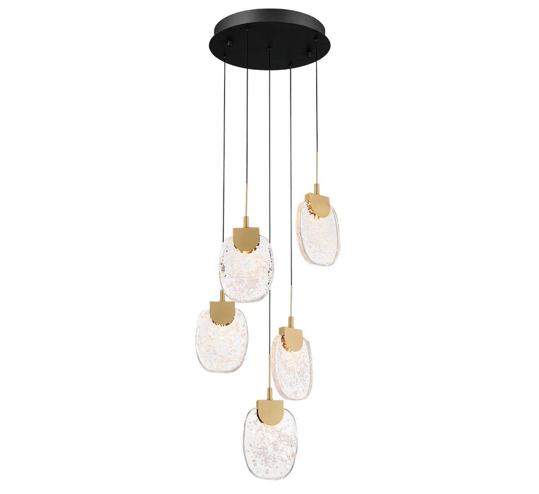 Lib & Co. - 12297-02 - LED Chandelier - Castelo - Matte Black