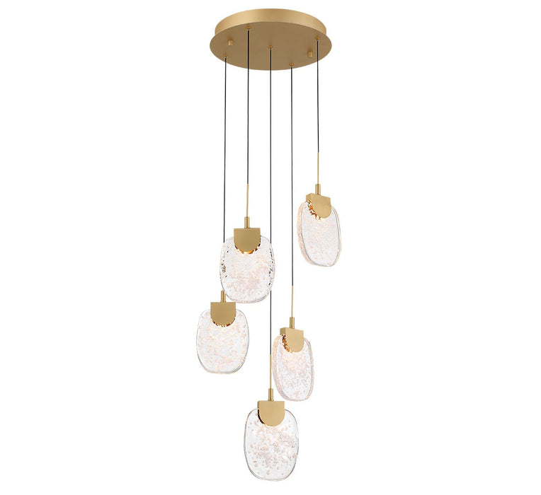 Lib & Co. - 12297-030 - LED Chandelier - Castelo - Painted Antique Brass