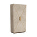 Arteriors - FNS04 - Cabinet - Tidwell - Smoke Oak Veneer/Antique Brass