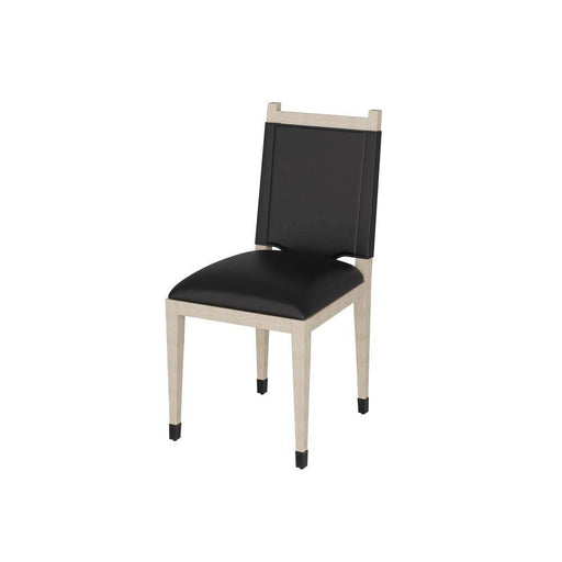 Burdock Dining Chair Graphite Leather
