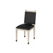 Arteriors - FRI08 - Dining Chair - Burdock - Graphite Leather
