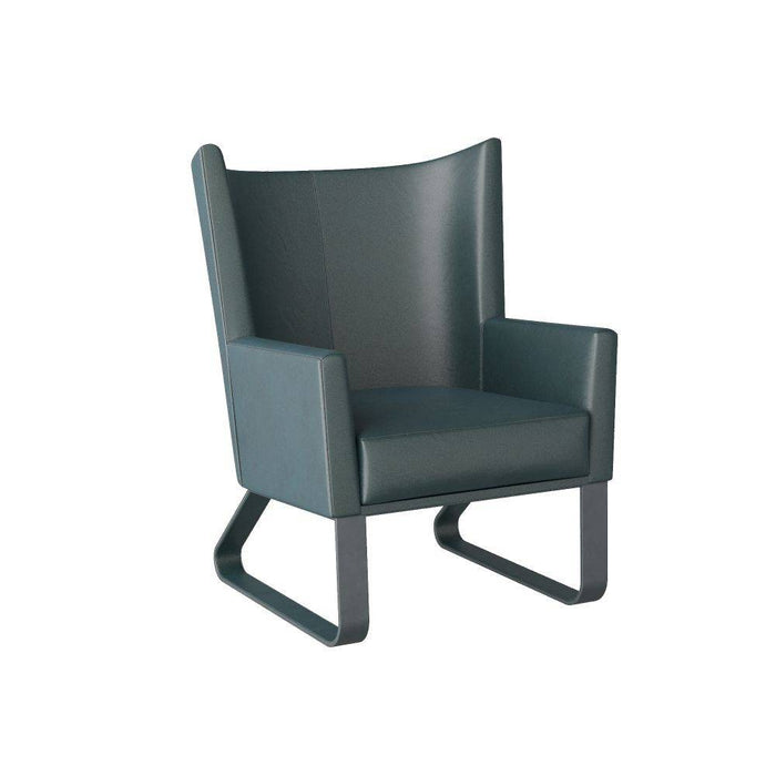 Arteriors - FRI09 - Chair - Bleuback - Storm Leather