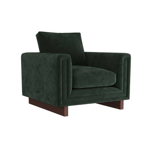 Lovell Chair Forest Velvet/Dark Walnut