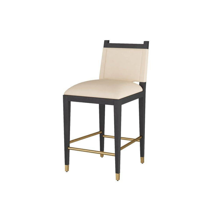Arteriors - FSI09 - Counter Stool - Burdock - Ivory Leather