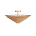 Arteriors - GCDFS01 - Flush Mount - Terrace - Natural, Rattan
