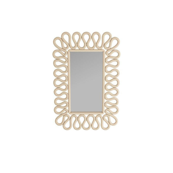 Arteriors - GKWMS01 - Mirror - Caracol - Ivory, Cotton Rope