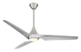 Minka Aire - F636L-BN/SL - 60 Inch Ceiling Fan - Switch - Brushed Nickel W/ Silver