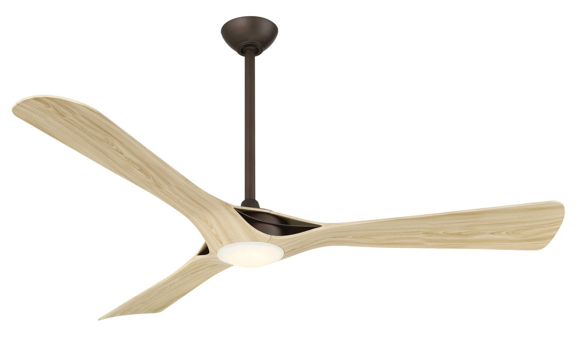 Minka Aire - F668L-DB/WTO - 60 Inch Ceiling Fan - Bridge - Dark Bronze W/White Oak