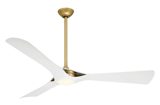 Minka Aire - F668L-LBR/WHF - 60 Inch Ceiling Fan - Bridge - Legacy Brass W/Flat White