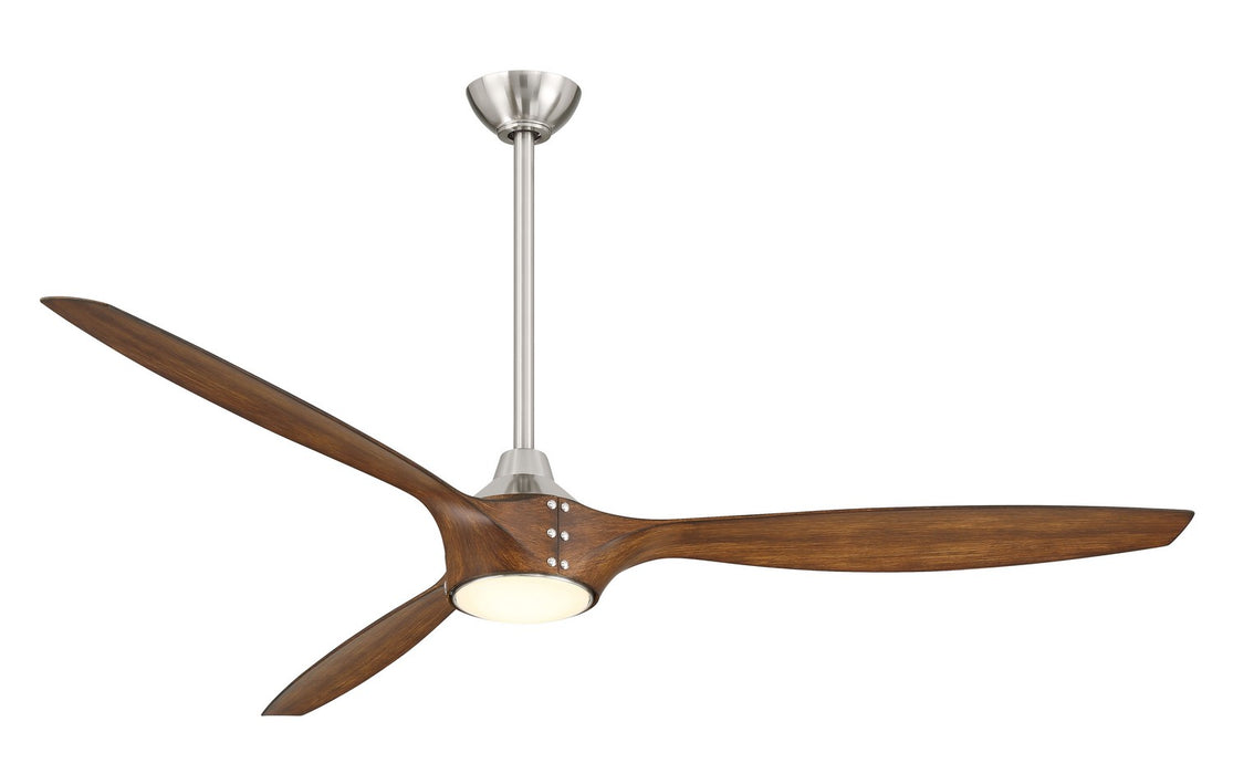 Minka Aire - F762L-BN/DK - 65 Inch Ceiling Fan - Pierce - Brushed Nickel W/ Distressed K