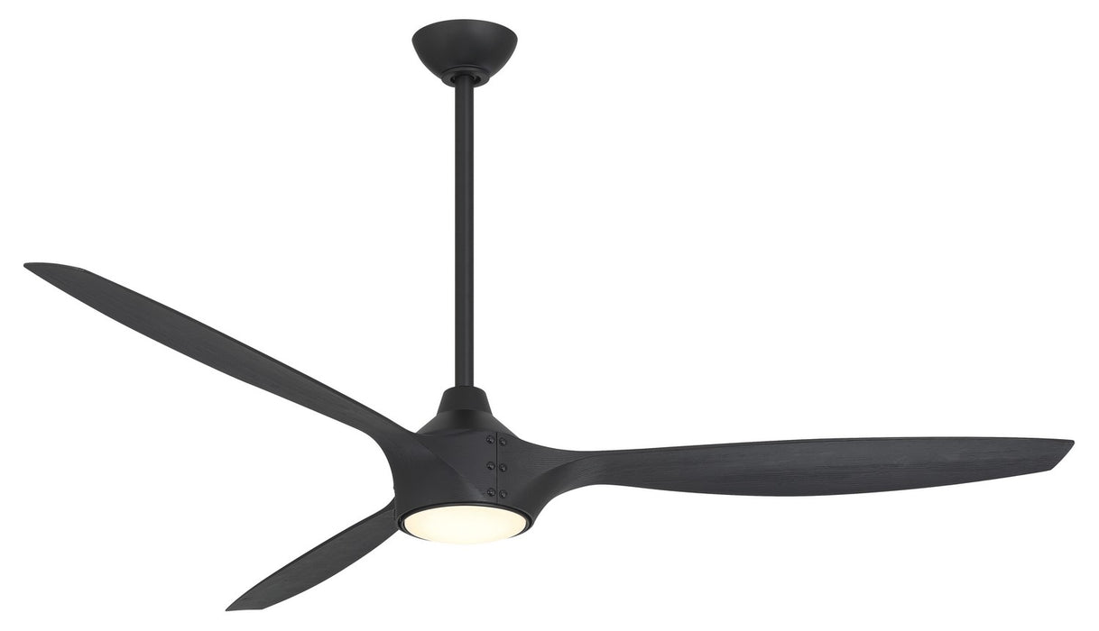 Minka Aire - F762L-CL/SSB - 65 Inch Ceiling Fan - Pierce - Coal W/Shou Sugi Ban