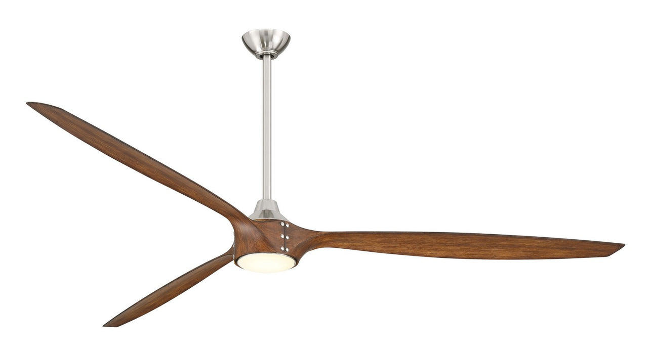 Minka Aire - F763L-BN/DK - 84 Inch Ceiling Fan - Pierce - Brushed Nickel W/ Distressed K