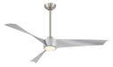 Minka Aire - F774L-BN/SL - 56 Inch Ceiling Fan - Pike - Brushed Nickel W/ Silver