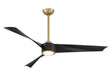 Minka Aire - F774L-LBR/CL - 56 Inch Ceiling Fan - Pike - Legacy Brass W/Coal