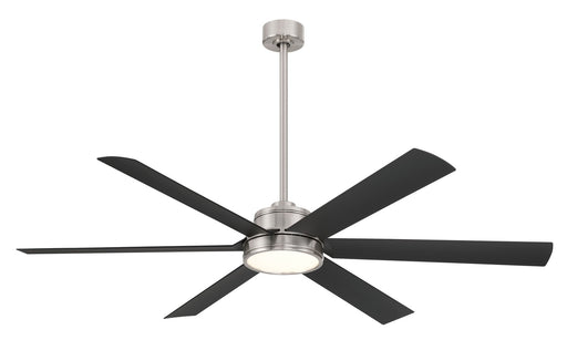 Minka Aire - F897L-BNW/CL - 65 Inch Ceiling Fan - Cairo - Brushed Nickel Wet W/ Coal