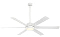 Minka Aire - F897L-WHF - 65 Inch Ceiling Fan - Cairo - Flat White