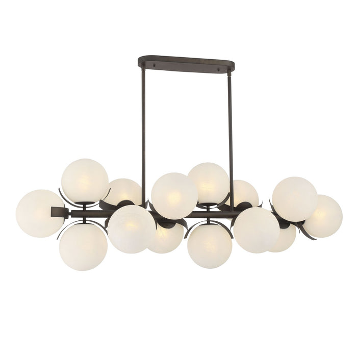 Metropolitan - N2087-860 - 14 Light Island Pendant - Vino - Dark Bronze