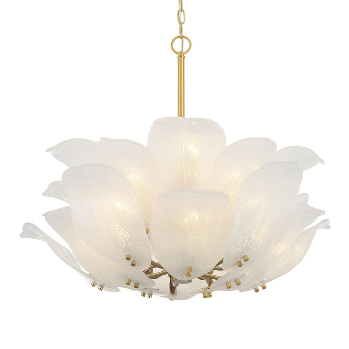 Metropolitan - N2215-732 - Ten Light Pendant - Orchid - Legacy Brass