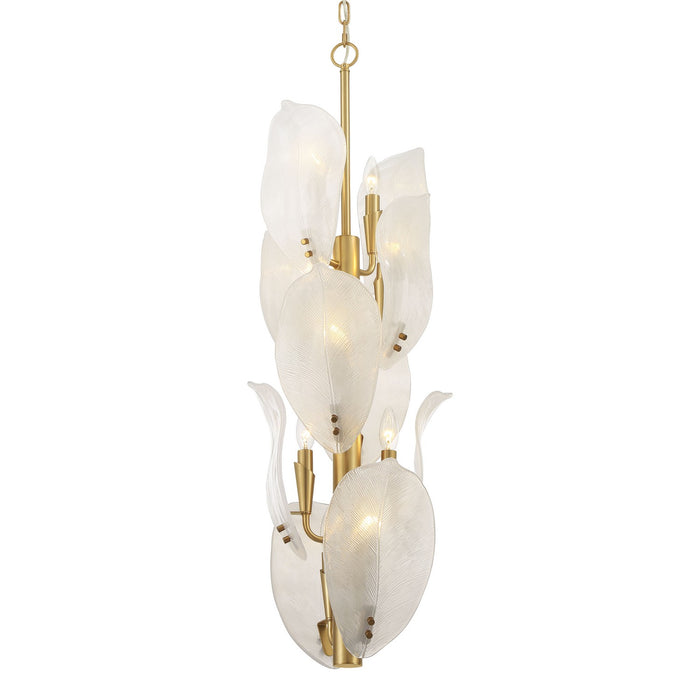 Metropolitan - N2216-732 - Ten Light Pendant - Orchid - Legacy Brass