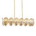 Metropolitan - N2217-A-732 - 14 Light Island Pendant - Orchid - Legacy Brass