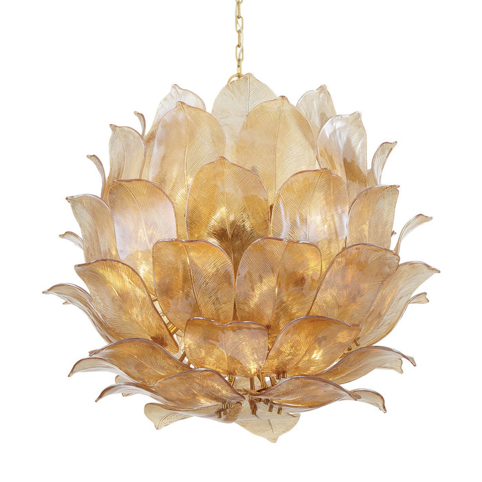 Metropolitan - N2219-A-732 - 24 Light Pendant - Orchid - Legacy Brass