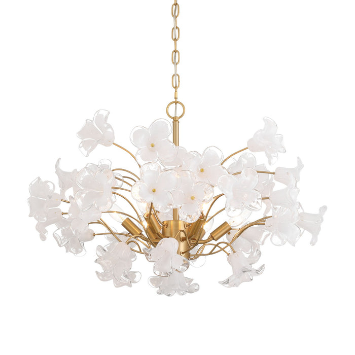 Metropolitan - N2226-732 - Six Light Chandelier - Bloome - Legacy Brass