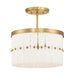 Minka-Lavery - 2083-732 - Three Light Convertible Semi-Flush - Coronelle - Legacy Brass