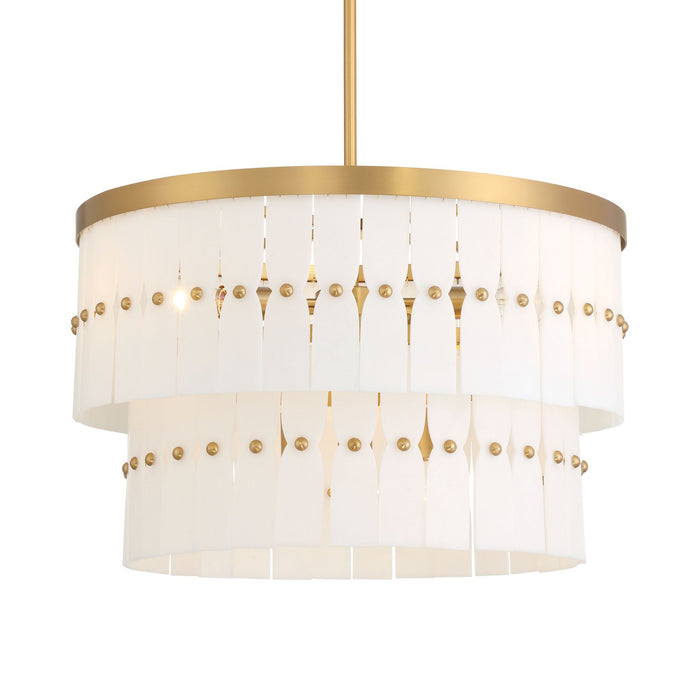 Minka-Lavery - 2086-732 - Six Light Pendant - Coronelle - Legacy Brass
