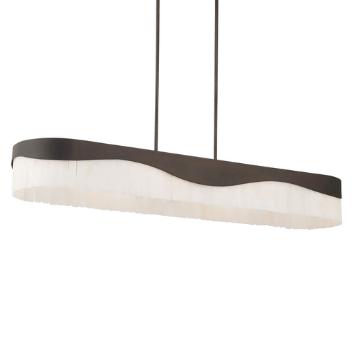 Sway Six Light Island Pendant Dark Bronze