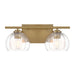 Minka-Lavery - 2722-732 - Two Light Vanity - Glint - Legacy Brass