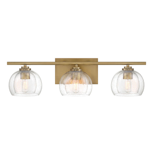 Glint Three Light Vanity Legacy Brass