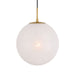 Minka-Lavery - 291-732 - One Light Pendant - Mist - Legacy Brass