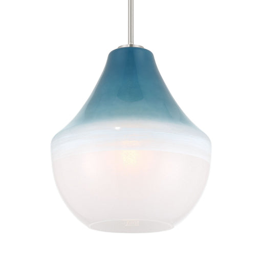 Pacific One Light Pendant Brushed Nickel