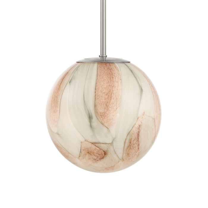 Minka-Lavery - 295-84 - One Light Pendant - Desert - Brushed Nickel