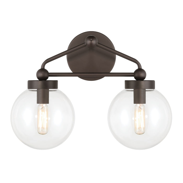 Minka-Lavery - 2972-860 - Two Light Vanity - Stella - Dark Bronze