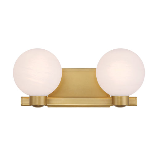 Mooncrest Two Light Vanity Legacy Brass