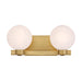 Minka-Lavery - 3492-732 - Two Light Vanity - Mooncrest - Legacy Brass